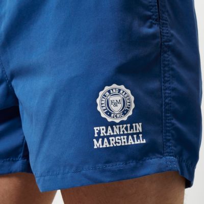 Blue Franklin & Marshall print swim shorts